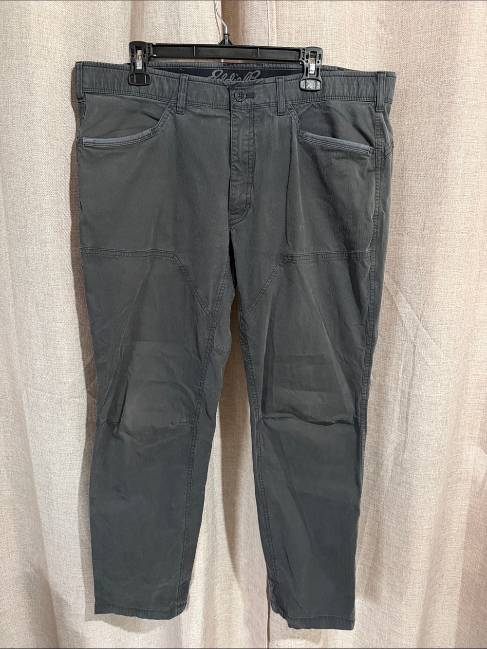 Eddie Bauer Dark Gray Stretch Utility Chinos